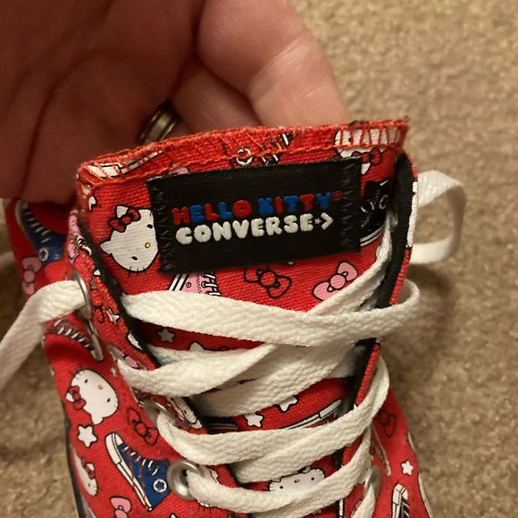 Converse Red Hello Kitty High-Tops - Picture 2 of 6